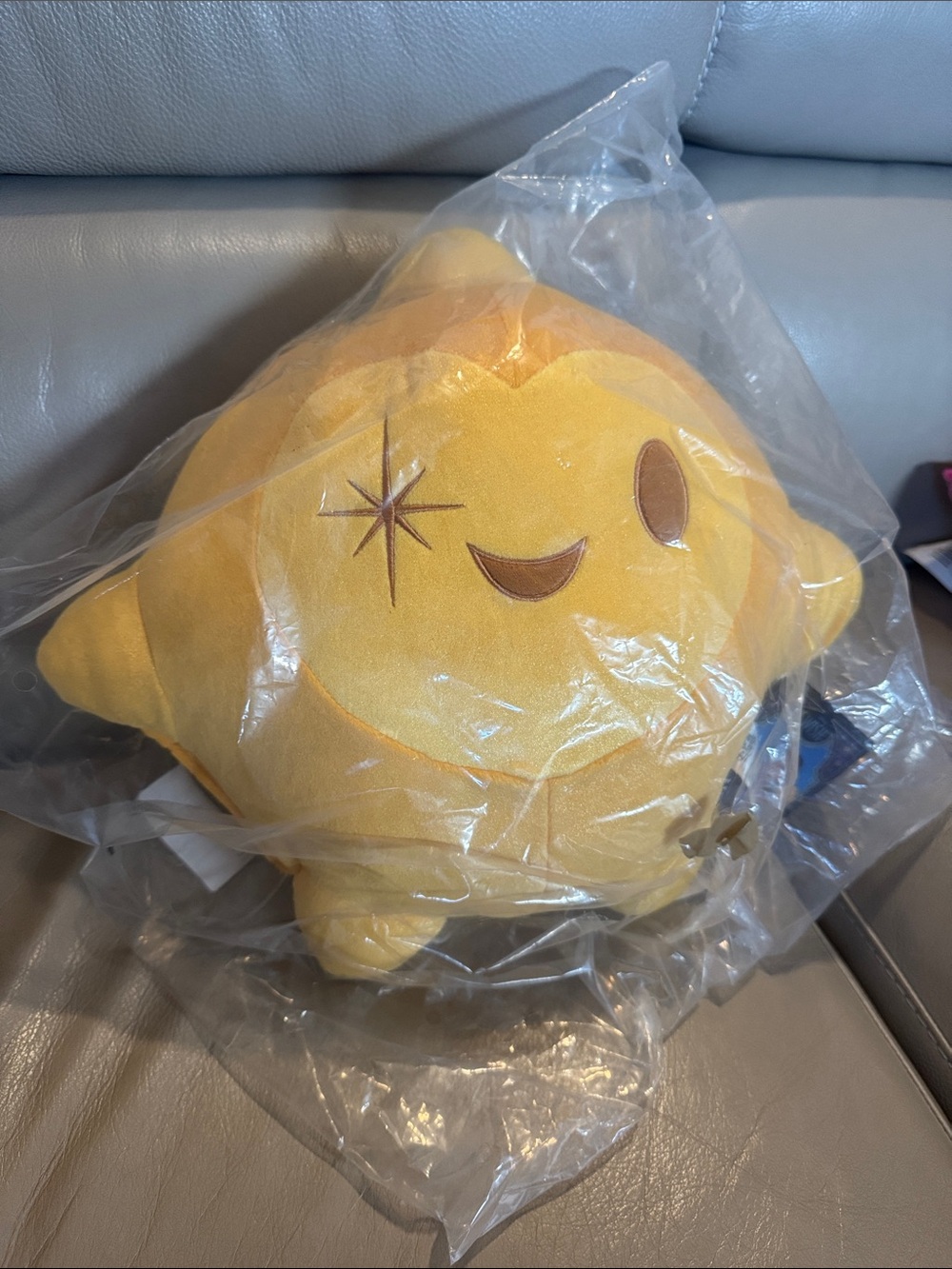 Disney Yellow Winking Star Plush